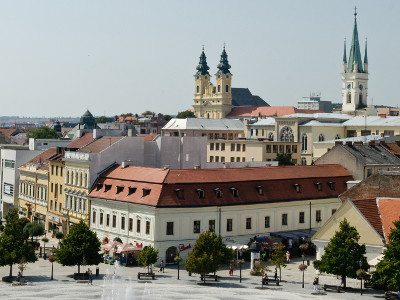 Der Hauptplatz (Svätoplukovo námestie).